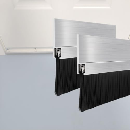 Burlete de aleación de aluminio con cepillo de nailon de 80 mm para un aislamiento hermético 2