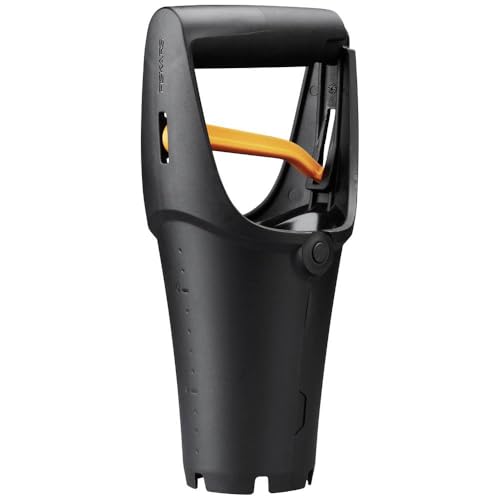 Fiskars Plantoir à Bulbes, Solid, Longueur : 24 cm, Poids : 258 g, Plastique, Noir/Orange, 1057079 – Vignette
