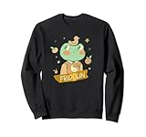 FRIDOLIN - Schöner Jungen Name mit süßem Frosch Sweatshirt