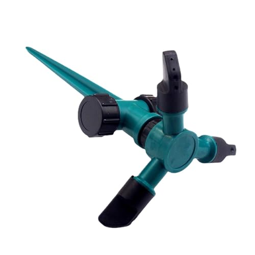 Aspersor de agua para patio, aspersor automático de césped con rotación de 360°, rociador automático antisobrepulverización, uniforme de capa de agua, aspersor de jardín