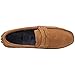 Imagen de Jamron Hombres Cuero de Gamuza Penny Mocasines Comodidad Zapatos de Conducir Plano Pantuflas Forrado de Felpa Marrón 2088-2 EU42
