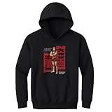500 LEVEL Tracy Cortez UFC Youth Hoodie Sweatshirt - Tracy Cortez Pose WHT (Black, Medium)