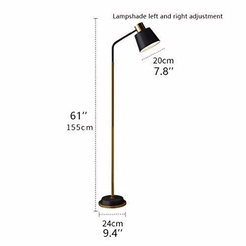 Solución de iluminación para fatiga visual con lámpara de pie de hierro ajustable 5