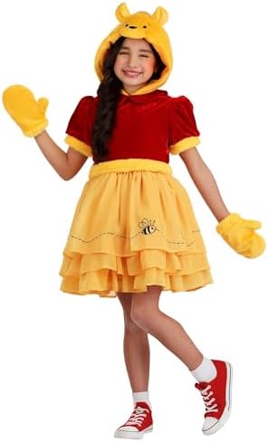 Disney Winnie the Pooh Kids Costume Dress for Girls | Classic Yel...