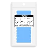 Yunle Hair Extension Tape, Tape in Tape Replacement Pre-Cut Tape for Hair Extensions 60 PCS Professional Extensions Tape #Blue 4x0.8CM/1.6x0.3IN