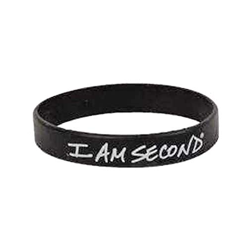 VEBE Bracelet - I Am Second Wristband, Black