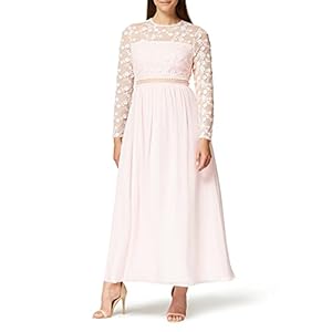 TRUTH & FABLE Maxi-jurk voor dames, A-lijn-jurk van kant