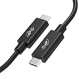 USB4 ケーブル 1m Thunderbolt 4 対応 LpoieJun【40Gbps高速転送/100W急速充電 /8K@60Hz 映像出力】E-Marker搭載 USB 3.2 /2.0など下位互換サンダーボルト4 ケーブル Xperia/Galaxy/Sharp/LG/MacBook/Switch/Pixelなどタイプc多機種対応
