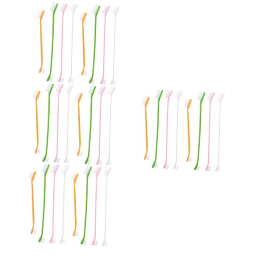 Brosse à dents double tête pour chien et chiot : kit de brossage des dents en PP 32 pcs