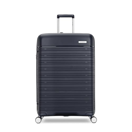 Samsonite Central Hardside Expandable Luggage with Spinner Wheels, Midnight Blue, Large, Central Hardside Expandable Luggage with Spinner Wheels by Samsonite - Used condition - Image 2
