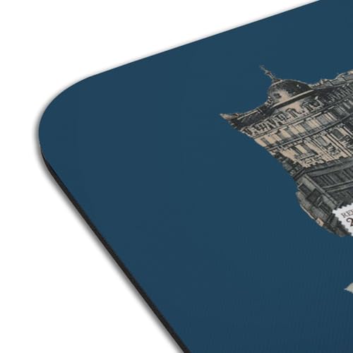Sets de table en caoutchouc bleu antidérapant Montpellier x4 - 4