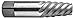 Century Drill & Tool 73308 Spiral Flute Screw Extractor, 1-1/8" - 1-3/8"