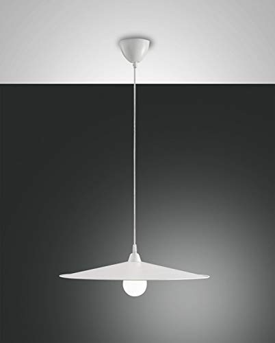 Fabas Luce Kasa E27 Pendelleuchte E27 1X60W Metall Weiss