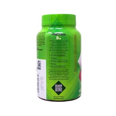 Vitafusion B-12 1000mcg 140 Count (Pack of 2)