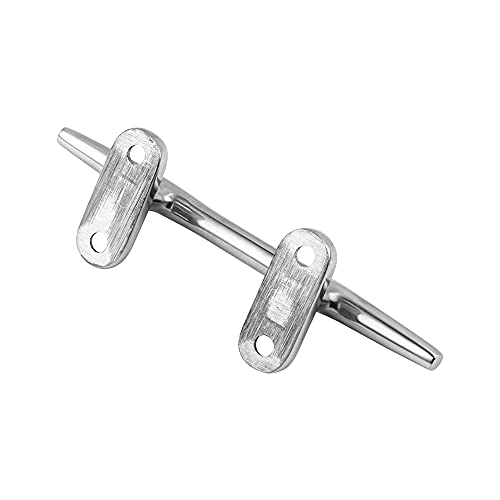 Yusove Boat Cleats 5 Inch 316 Stainless Steel Marine Cleat,Mooring Accessories,Boat Dock Deck Cleat,Pack Of 4 #TOP6