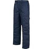PANTALÓN DE TRABAJO, con forro interior acolchado, recto y con un elástico en la cintura. Cómodo y resistente.