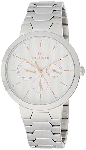 Preisvergleich Produktbild Tommy Hilfiger Damen Multi Zifferblatt Quarz Uhr mit Edelstahl Armband 1782075