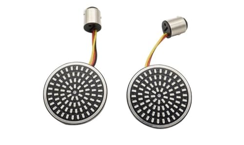 Kit d'ampoules de clignotants pour Harley Touring Softail Sportster lentille 2 pouces 1156 1157