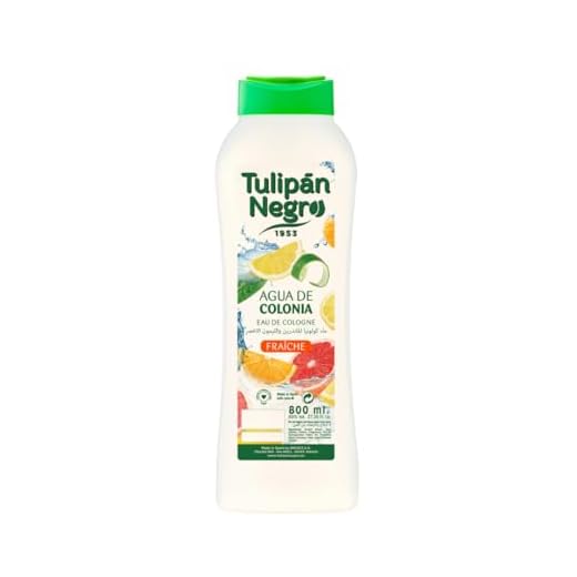Tulipan Negro, Agua de colonia fraiche, 800 ml, El ambalaje puede variar