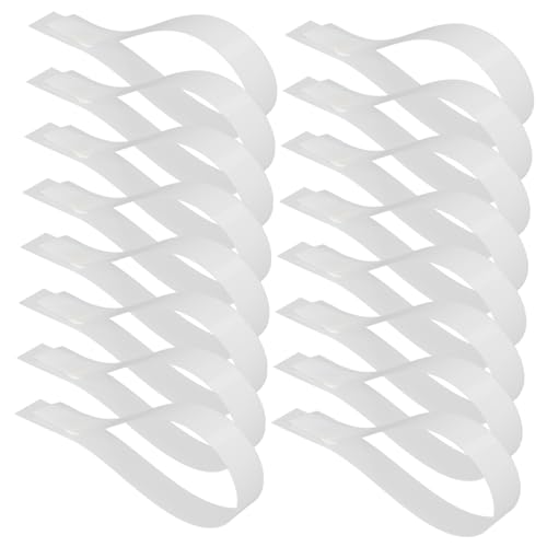 Levemolo Snare Drum Wire Mounting Parts 20pcs Snare Straps Drum Accessories Pet Material Easy Install