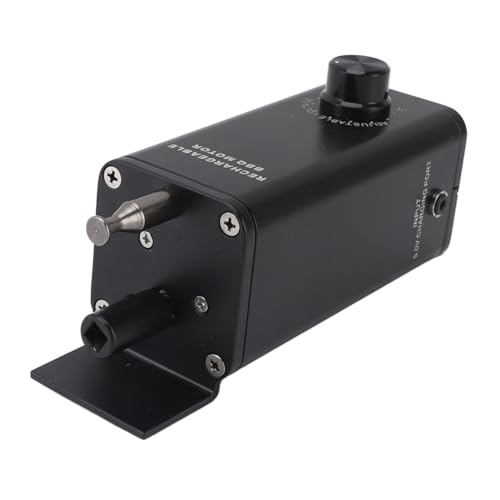 Grill-Rotisserie-Motor aus Aluminiumlegierung, 10 W, 3 Bis 12 V, Verstellbar, Wiederaufladbar, Universal-Grill, Elektrischer Ersatz-Rotisserie-Motor, Grillröster-Zubehör
