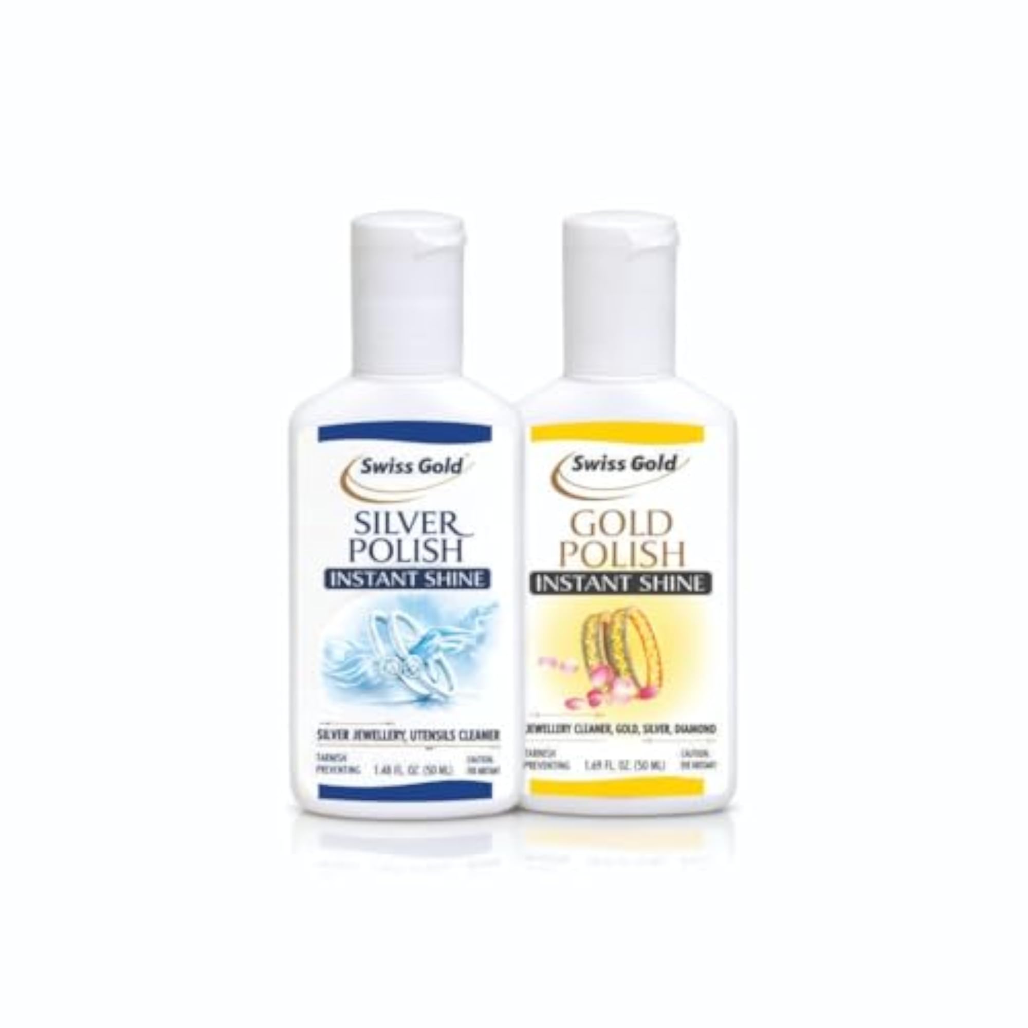 Instant Jewellery Cleaning Liquid 50ml, Tarnish Remover