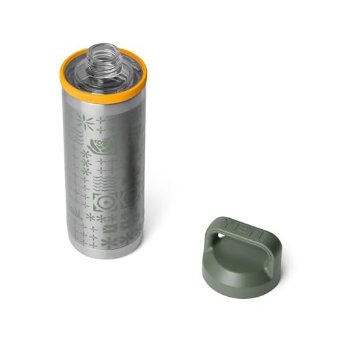 Image of YETI Rambler 18 oz Bottle, Leakproof, Vacuum Insulated, Stainless Steel with Chug Cap, YETI x Howler