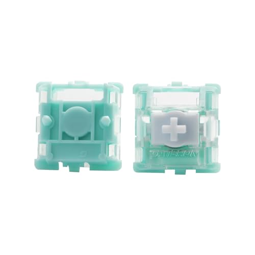Gateron Magnetic Jade Switches for Mechanical Magnetic Keyboard Hall Effect 70pcs Linear Switches 2 Pin Pre-lubed Factory Keyboard Switches 30gf (70 pcs)