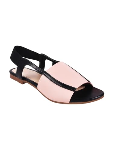 Image of SilverArrow womens Voyaga Flat Sandal, Fashion Sandals with Strap, Suitable for Fusion Outfit