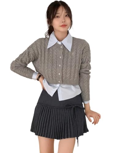 Trend Women's Summer Basic Skirt Pleated Side Tie Waist Skirt Casual For Beach3