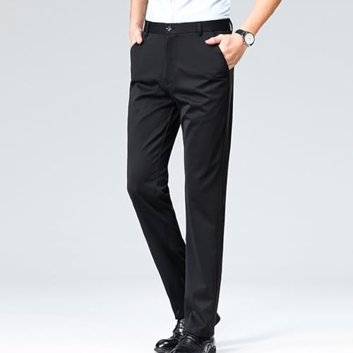 Men Suit Dress Pants Slim Fit Wedding Pants Flat Front Men Formal Straight Fit Skinny Suit Pant Wrinkle Stretch Suits2