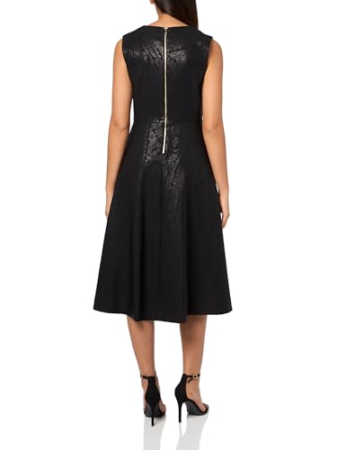 Image of Tommy Hilfiger Women's Sleeveless V-Neck A-line Midi Dress