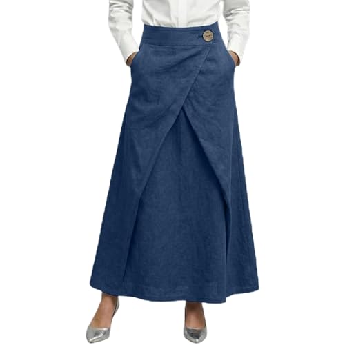 Jupe longue élégante avec poche et short intégré en tulle pour un style chic