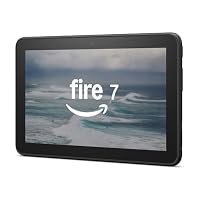 Amazon Fire 7 tablet | 7” display, 32 GB, latest model (2022 release), Black with Ads