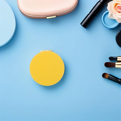 Espejo de Maquillaje Plegable Metálico Doble Cara miniatura 5
