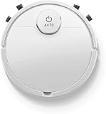 Robot Vacuum Cleaner, 3 in 1 Automatic Vacuuming/Mopping/Sweeping Ultra Slim Quiet Intelligent Sweeping Robot, 1800Pa Strong Suction, Pet Hair, Carpet,White