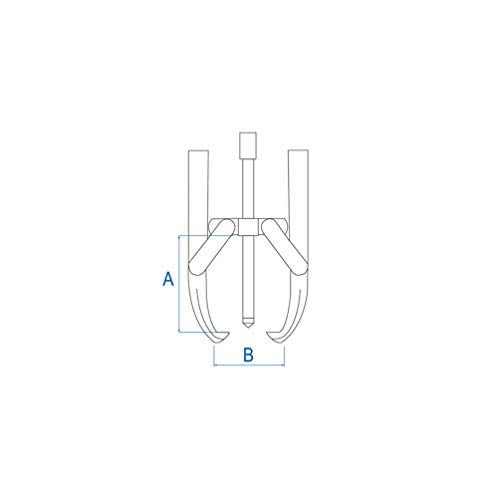 King Tony 79629301 Extractor 2 Claw 6-100 mm H 85 mm - Image 2