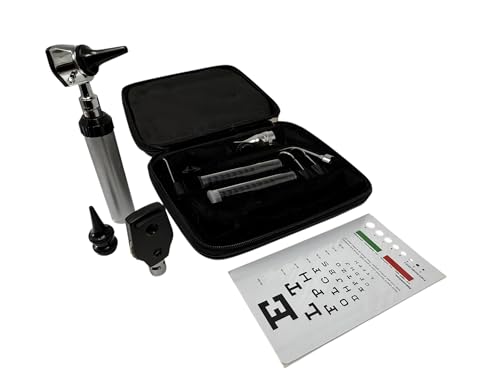 ENT Diagnostic Kit - 3.25V LED Otoscope, Ophthalmoscope, E.N.T Diagnostic Kit
