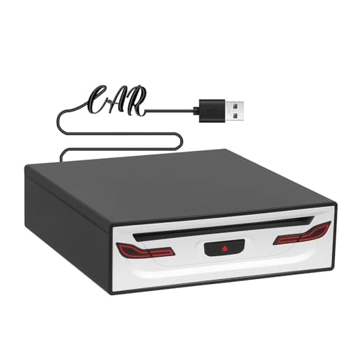 Lecteur CD pour Voiture,Autoradio Lecteur USB 2.0 CD/DVD Externe pour Interface Stéréo Connexion USB Lecteur de Navigation GPS,Voiture/Télévision/Ordinateur Portable Universel