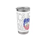 Funny it's in my DNA Haiti flag Fingerprint Stainless Steel Insulated Tumbler