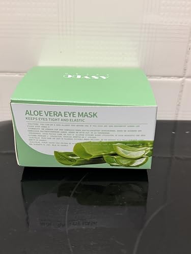 ASYBO Máscara para Os Olhos de Aloe Vera, 60 Peças de Tapa-Olhos, Máscara de Tratamento para Bolsas