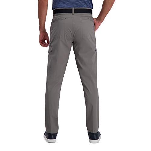Haggar Men's The Active Series Slim/Straight Fit Flat Front Pant3