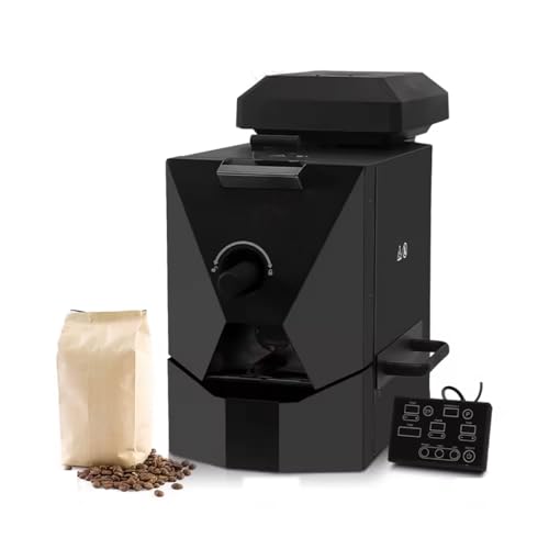 Elektrischer Kaffeeröster Maschine, 500g Automatisch mit Rauchfilter & Spreuesammler, rauchfreie Trommelröstung für Heim & Gewerbe Backen