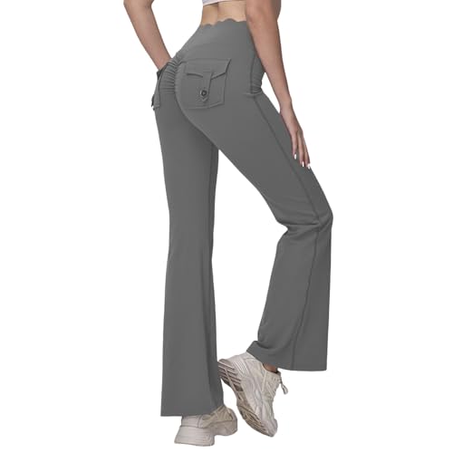 Leggings bootcut femme sculptant avec poches confortables WWricotta