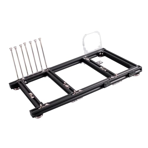 Gabinete para computadora de aleación de aluminio ATX, ligero y resistente, ideal para pruebas de overclocking, para entusiastas de DIY, negro miniatura 7