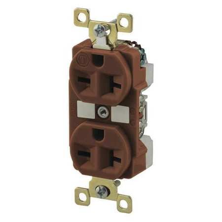 20A Duplex Receptacle 250VAC 6-20R BN