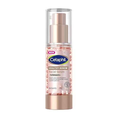 Image of Cetaphil Healthy Renew Anti-Ageing Facial Serum 30 g - Peptide Powered Serum for Sensitive Skin, Helps Smooth Fine Lines & Hydrate