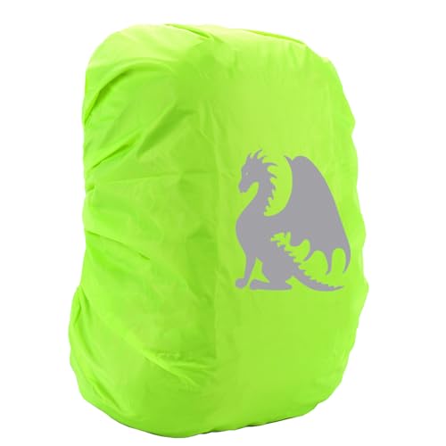 Leeelyan Dinosaur School Bag Rain Cover, Rain Cover School Bag Dinosaur, Dinosaur Backpack Cover Reflective, Backpack Cover Reflective for Children