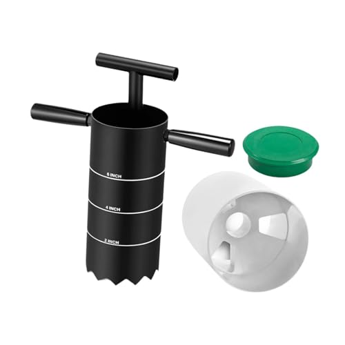 KQFCAZRE �|�[�^�u���S���t�z�[���J�b�^�[�z�[���f�B�K�[USGA�W���A�N�Z�T���[�}�[�L���O�t�����O���\�ȃn���h���t���r�[�`�p�b�e�B���O���K�p, 6 inch Three Hole