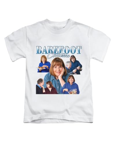 Barefoot Contessa Ina Garten, Novelty Meme icon Joke Cook Chef Tee T-Shirt Funny Unisex T Shirt Top White